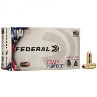 Federal TP9VHP1 Train and Protect 9mm 115 GR Verstile Hollow Point (VHP) - TP9VHP1