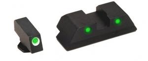 Ameriglo Green Front/Rear Operator Night Sights For Glock 40 - GL148