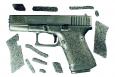 Decal GripS For Glock 26/27/28/33/39 Grip Decals Blk Sand Texture Pre-cut
