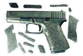 Decal Grip G19/23/25/32 For Glock Grip Decals Blk Rubber Pre-cut Adhesive P