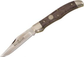 Queen Cutlery Folding Hunter Knife w/Birdseye Maple Handle