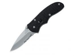 Gerber Folding Knife w/Serrated Edge Drop Point Blade - 01525