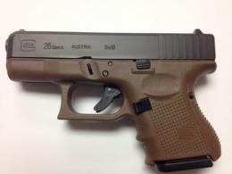 Glock 26 Gen 4 FDE 9MM 10+1 FS - PG2650201D