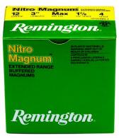 Remington Nitro Magnum 12 Ga. 2 3/4" 1 1/2 oz, #4 Lead Round