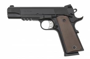 Tisas 1911-A2 Rail 45 ACP 5" Brown Grips