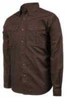 BlackHawk Men's L/S Tac Shirt Chocolate - Medium - 88TS05CB-MD