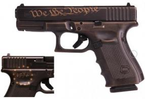 Glock G19 G4 9MM 15+1 4in."We The People" Cerakote - UG1950204PRE