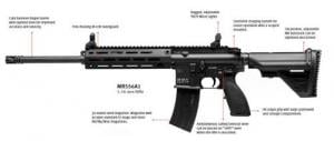 HK Heckler & Koch MR556A1 MLOK 5.56 30+1 - 81000533