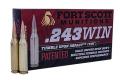 Fort Scott Munitions TUI Solid Copper 243 Winchester Ammo 80 gr 20 Round Box