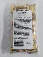 Legend Hybrid Hollow Point 40 S&W Ammo 180 gr 50 Round Box - 40SW180HHP50