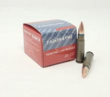 BSP  7.62x39 Ammo 122gr FMJ 20rd box