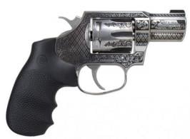 Colt King Cobra Carry .357 Rem Mag 6rd Capacity 2in Filigree Frame Stainless Finish Black Rubber Grips - KCOBRASB2BBSFB