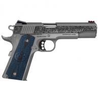 Colt Competition Model "Filigree Slide" Handgun .45 ACP 8rd Magazine 5" Barrel Stainless Frame