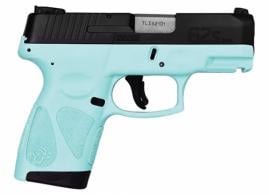 Taurus G2S 9mm Luger 3.26" 7+1 Cyan Black Carbon Steel Cyan Polymer Grip - 1G2S931C