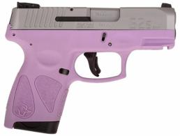 Taurus G2S 9mm Luger 3.26" 7+1 Light Purple Frame Stainless Steel Slide Light Purple Polymer Grip - 1G2S939LP