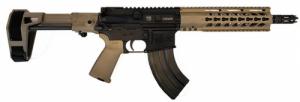 Diamondback - DB15 Pistol, 7.62x39, 10" Barrel, 9" Keymod Rail, Maxim CQB Brace, Black/FDE, 28-rd -  	DB15P47FDE10M