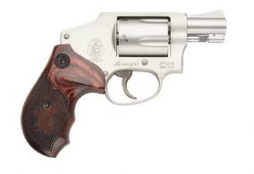 Smith & Wesson Model 642 Airweight Deluxe Stainless/Rosewood 38 Special Revolver