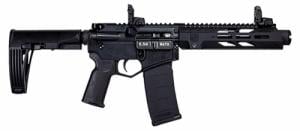 Diamondback - DB15 Pistol,5.56 Diamond Series,7"BBL,9"M-Lok Rail,MOE Grip,Black,TailHook,MBUS Sights,30Rd - DB15PDS7B