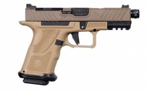 ZEV Technologies OZ9 Elite Compact Flat Dark Earth Threaded Barrel 9mm Pistol - OZ9CCPTFDEBTH