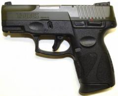 Taurus G2C Black/Green 9mm Pistol - 1G2C93B12