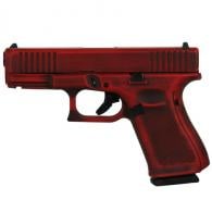 Glock G19 Gen 5 9mm w/Front Serrations 15rd Red Distressed