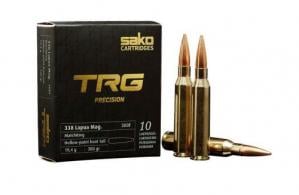 Sako TRG 338 Lapua Ammo 300gr HPBT 10rd box - C644300FSB10X