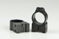 Warne Maxima Grooved Receiver Ring Set Fixed For Rifle Tikka Dovetail High 1" Tube Matte Black Steel - 2TM