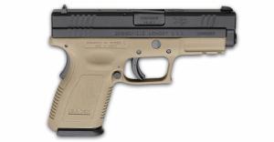 Springfield Armory XD9647HCSP06 XD Compact 45 ACP 4" 10+1, 13+1 Poly Grip Blk/DE