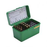 MTM 50 Round Small Rifle Ammo Box - H50RS10