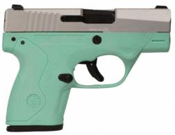 Beretta USA BU9 Nano Double Action 9mm 3 6+1/8+1 Adjustable Sights Robin Egg Blue Poly - JMN9S75