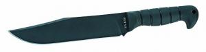 Ka-Bar Large Heavy Bowie Fixed 9 1085 Carbon Steel Clip Point Blk Kraton