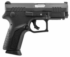 Grand Power Q1S Double Action 9mm 3.35 12+1 Black Polymer Grip Black - GPQ1S