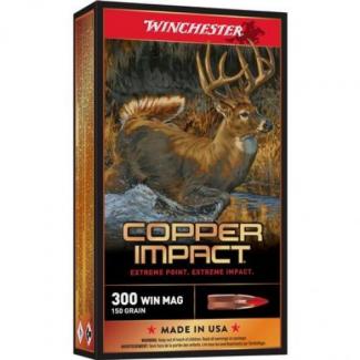 Winchester Ammo Deer Season XP Copper Impact 300 Win Mag 150 gr Copper Extreme Point 20 Bx/10 Cs