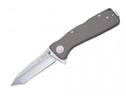 SOG Tanto Folding Knife w/Hard Anodized Aluminum Handle