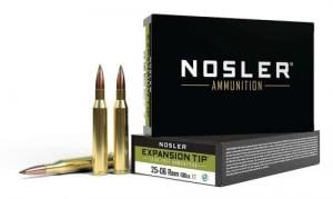 Nosler E-Tip 25-06 Rem 100 gr E-Tip Lead-Free 20 Bx/ 10 Cs - 40238