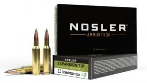 Main product image for Nosler E-Tip 6.5 Creedmoor 120 gr E-Tip Lead-Free 20 Bx/ 10 Cs