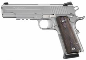 Sig Sauer 1911R-45-SSS 1911 Railed Stainless 8RD 45acp 5" - 1911R45SSS