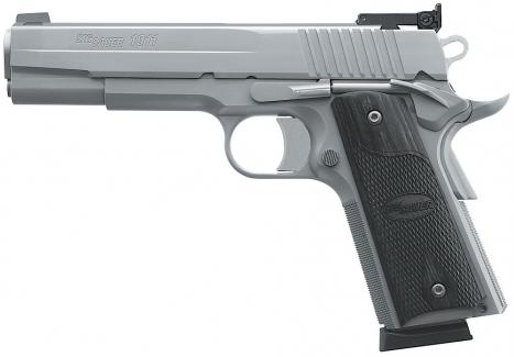 Sig Sauer 1911-45-S-TGT 1911 Target Stainless 8RD 45ACP 5"