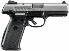 Ruger Centerfire Pistol SR9~ 9mm Luger 4.14" bbl Black - 3301