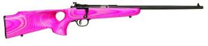 Savage 22 S/L/L Rifle Single Round w/AccuTrigger/Pink Laminat
