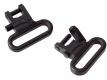 Outdoor Connection 1 1/4" Black One Piece Sling Swivels