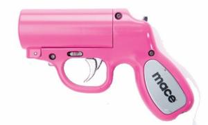 Mace Pepper Gun Contains 7 One-Second Bursts 28 gr 25 Feet Pink