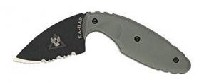 Kabar TDI Law Enforcement Knife w/Green Handle/Paritally Ser