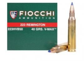 Fiocchi 223 Cal Extrma 40 Grain Hornady V-Max w/Polymer Tip - 223HVB