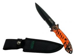 Remington Black Coating Drop Point Fixed Knife w/Camo Advant