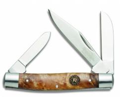 Remington Large Sportsman Stockman Folding Knife w/Burl Wood