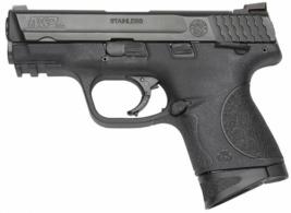 Smith & Wesson M&P 40 Compact 40 S&W 3.50" 10+1 Black Stainless Steel, Interchangeable Backstrap Grip - 106303