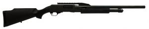 New England 12 Ga Pump/22" Cantilever Fully Rifled Barrel/Bl