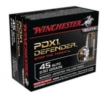 Winchester Supreme Elite  45 ACP 230 Grain Bonded PDX 20rd box - S45PDB