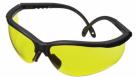 Champion Shooting Glasses w/Black Adjustable Frame/Yellow Le